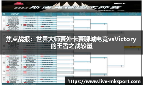 焦点战报：世界大师赛外卡赛聊城电竞vsVictory的王者之战较量